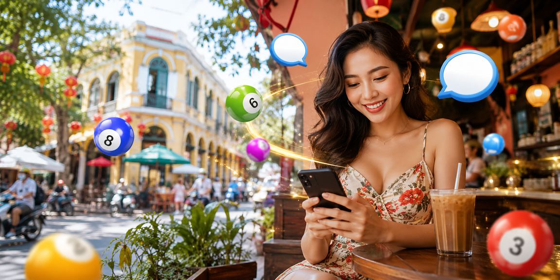Người dùng TP.HCM kiểm tra kết quả kèo và xổ số bên ly cà phê